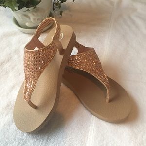 skechers meditation rock crown sandals navy